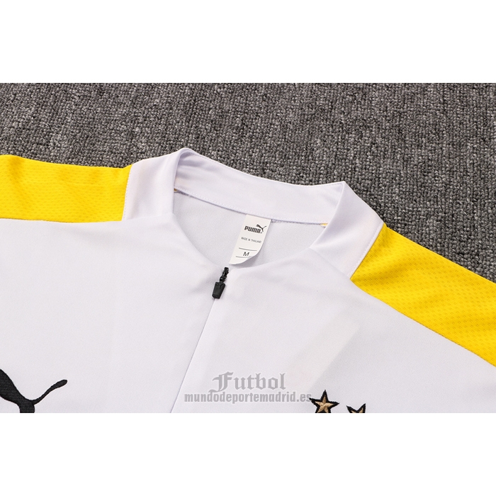 Chandal de Sudadera del Borussia Dortmund 2021-2022 Blanco